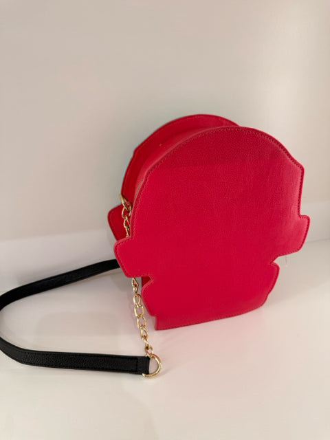 Pre Owned Betsy Johnson Leather Pink Ferris Wheel Style Hand Bag