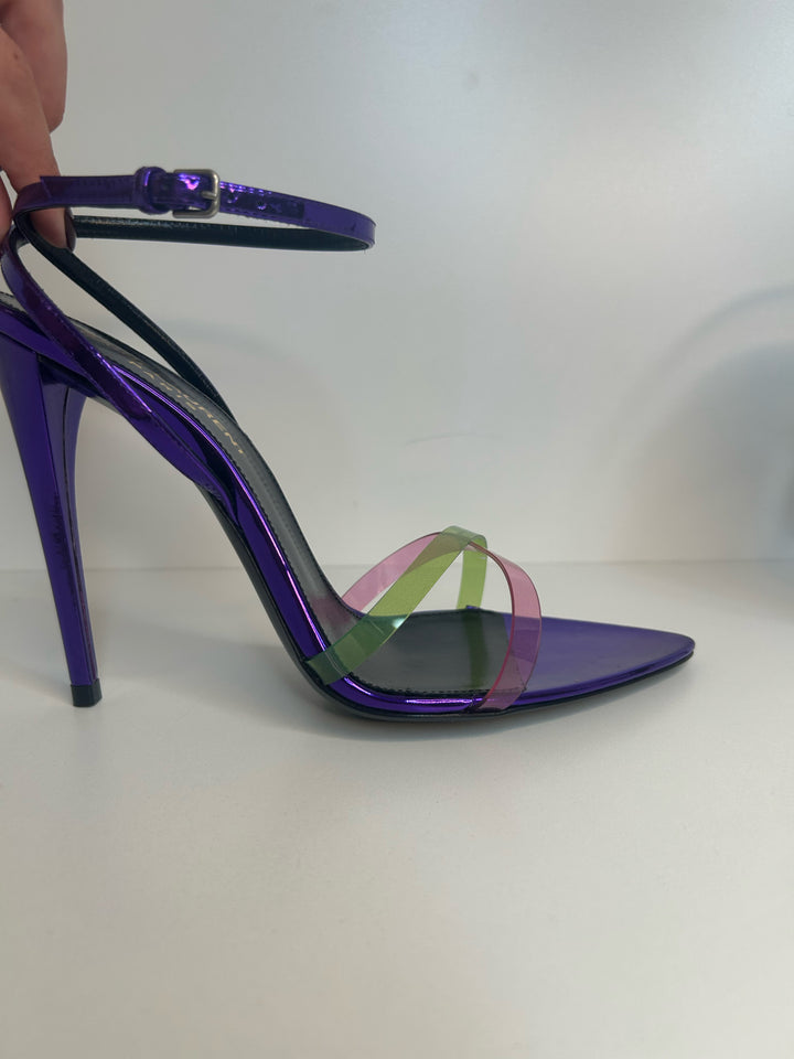 NIB Yves Saint Laurent Fever 110 Shoes Sandals Sz 36