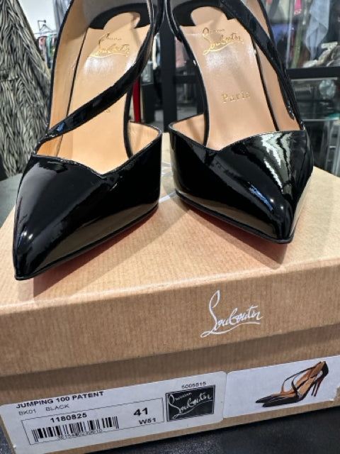 Christian Louboutin Sz 41 Black Pumps Shoe