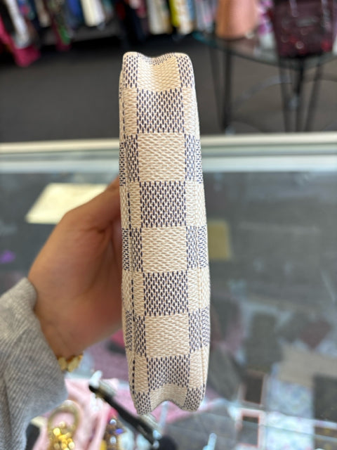 Louis Vuitton Damier Azure Coated Canvas Wristlet