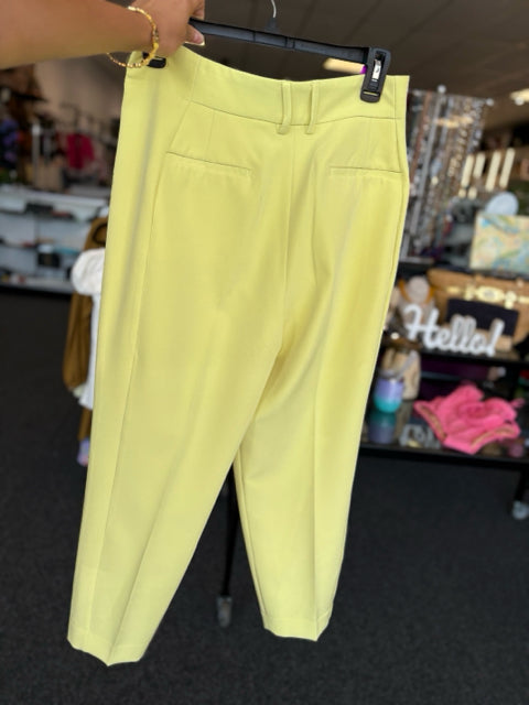 Express Sz 4 Croppped Lime Pants