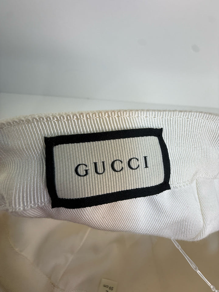 Gucci White Baseball Cap Size L