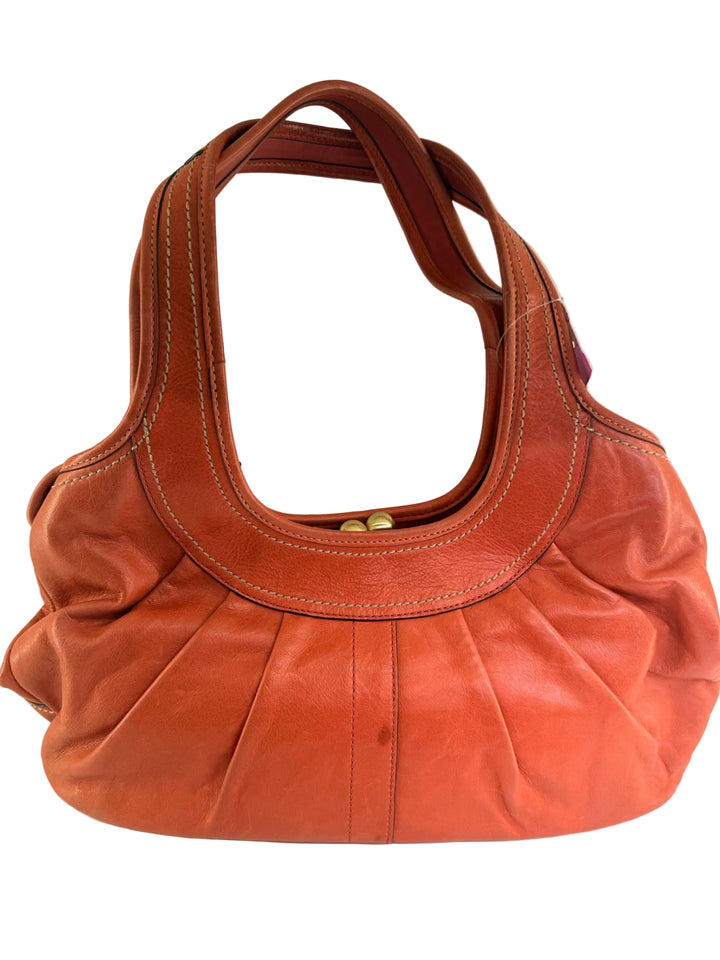Vintage Coach 2 Strap w/ Kisslock Hand Bag