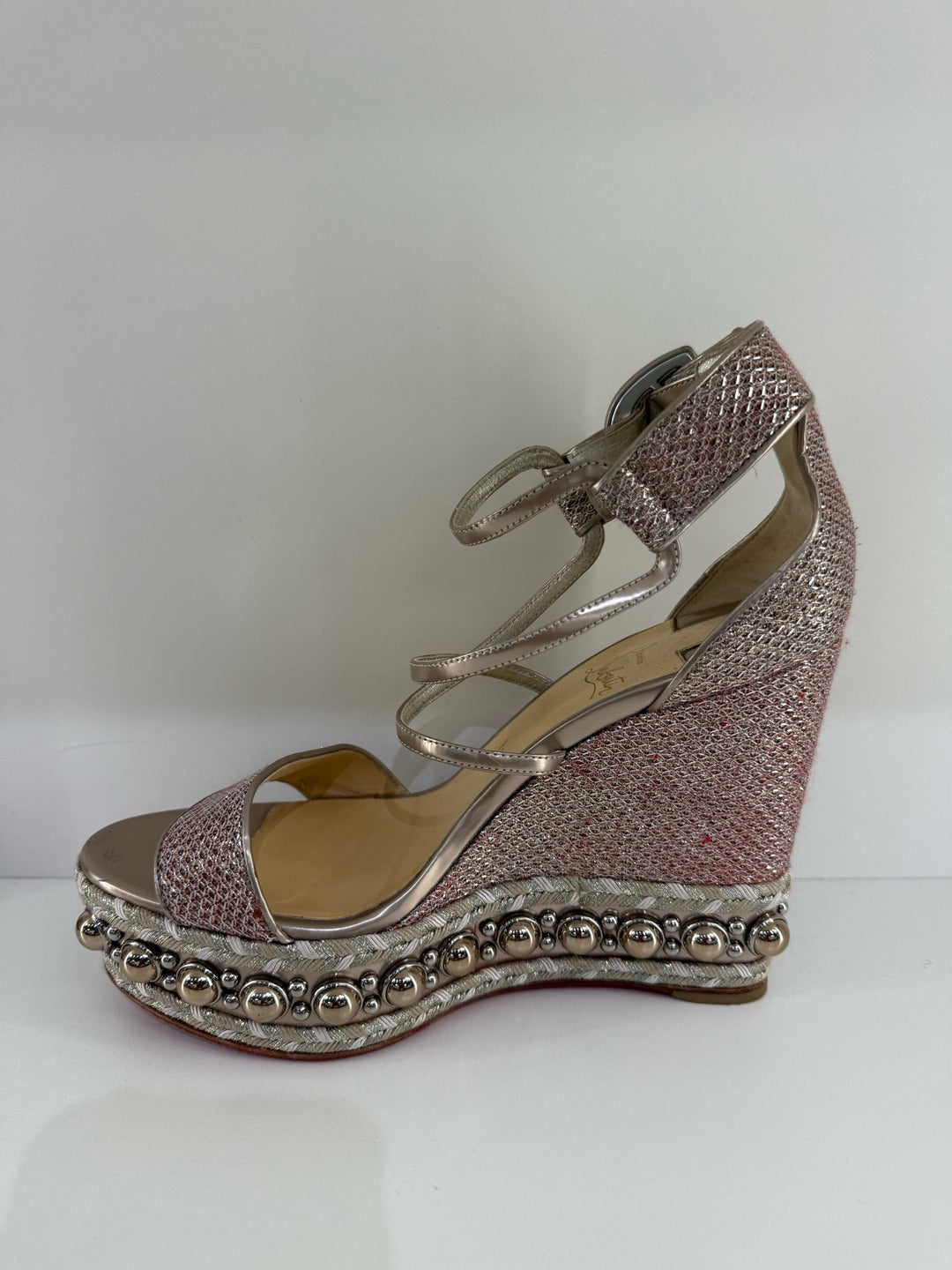 Christian Louboutin Wedge Sandals Sz 40