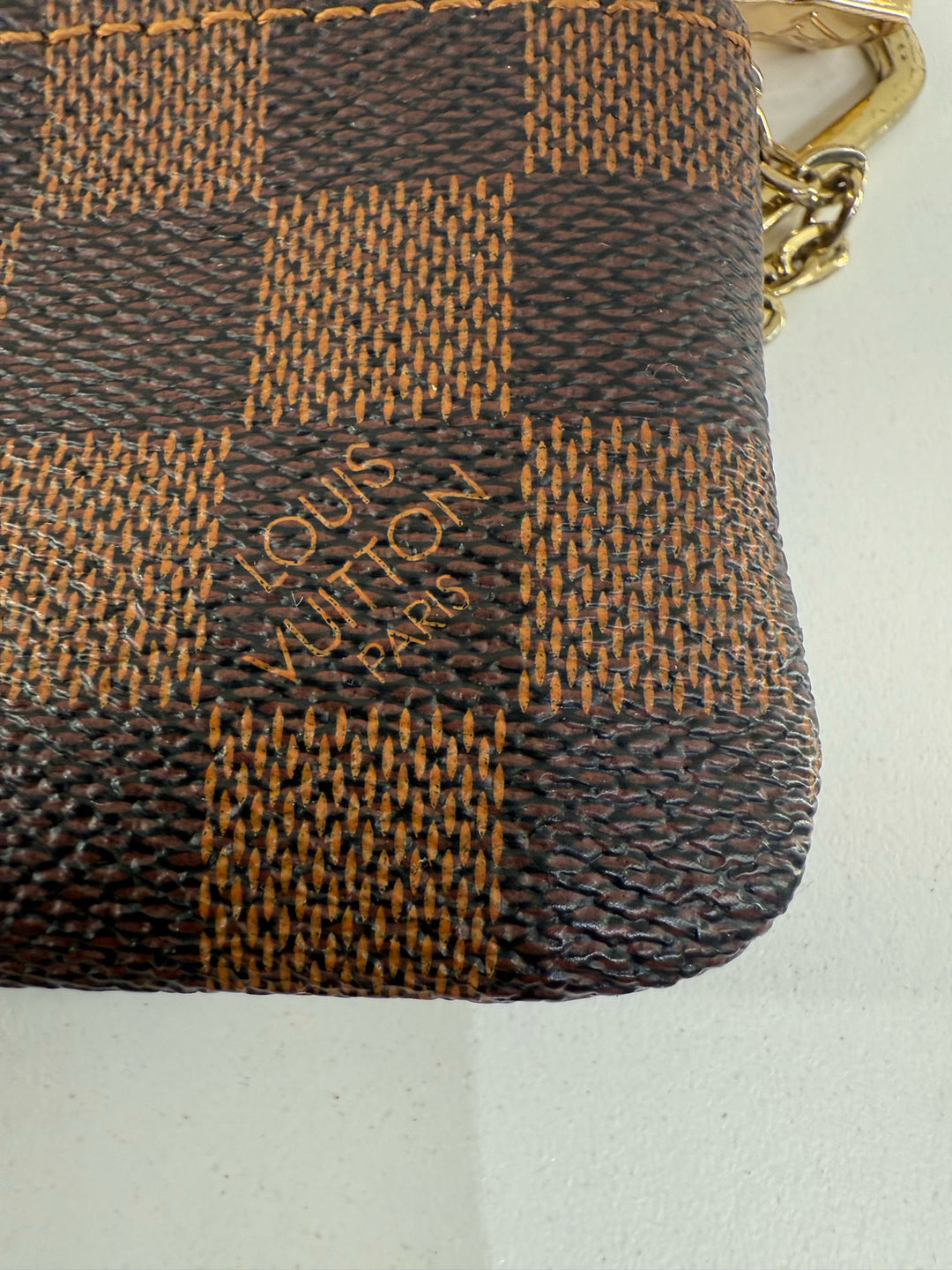 Louis Vuitton Card Coin Purse Key Chain Case FL4220