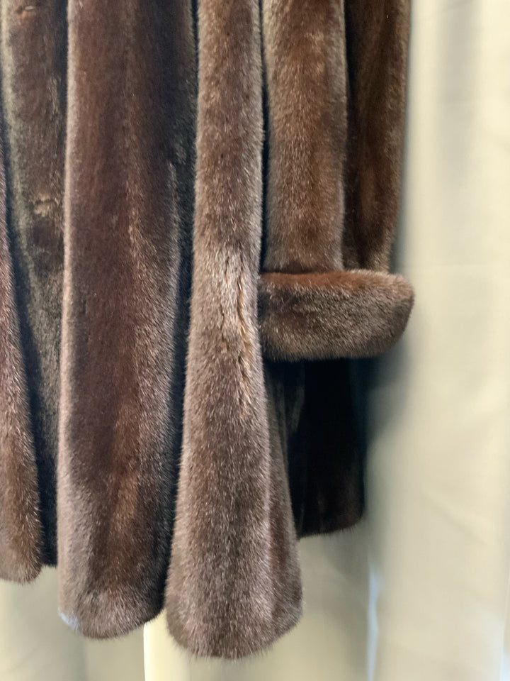 Vintage Maximilian Natural Mink Fur Coat Size 10/12