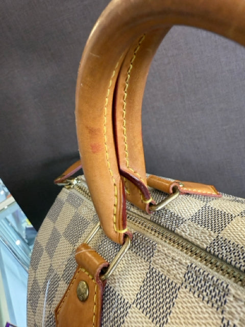 Louis Vuitton Speedy 25 Azure Designer Bag