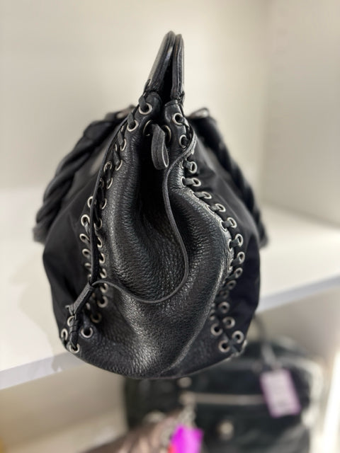 Prada Large Shoulder Bag Nylon Black