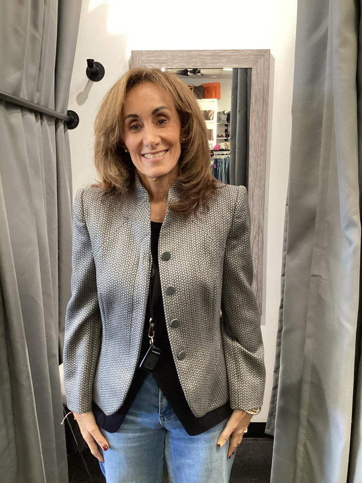 Giorgio Armani Peblem Back Blazer Jacket Size 8