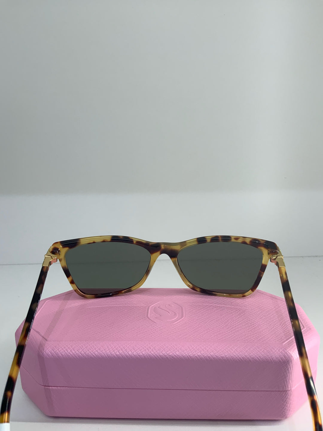 Swarovski Square Tortoise Shell w/case