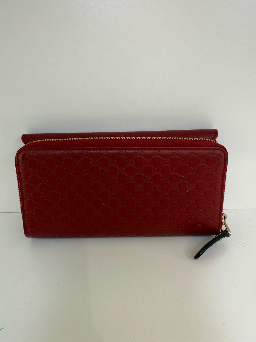 Gucci Continental Flap Micro Guccissima Wallet