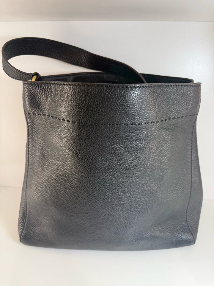 Tory Burch Textured Leather Hobo w/Matching Logo w/dustbag Leather
