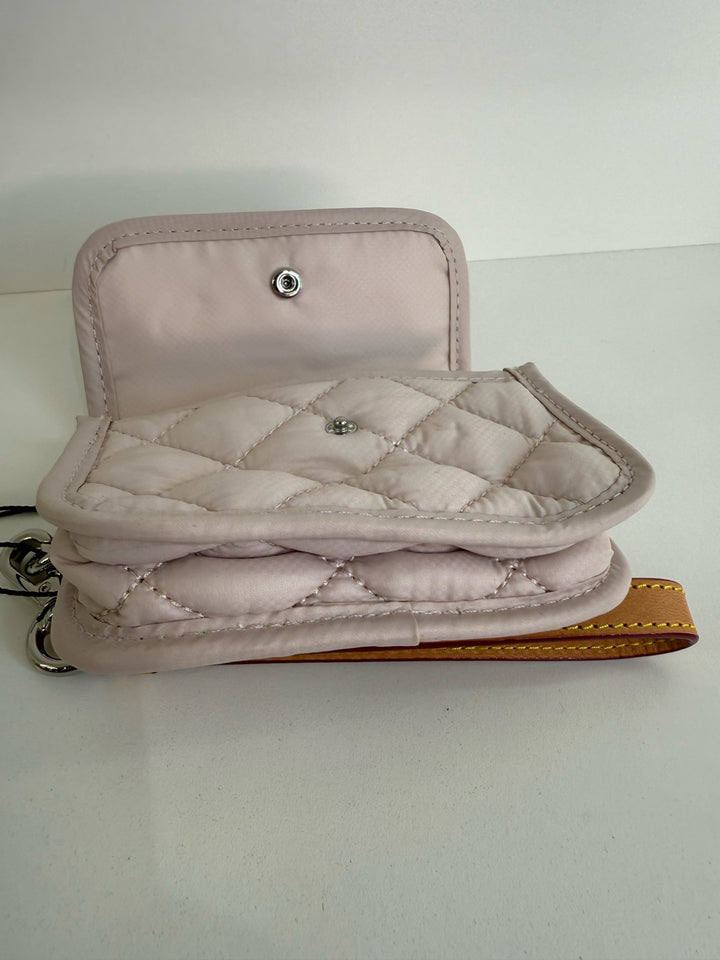 Mz Wallace Nylon Rose Wristlet