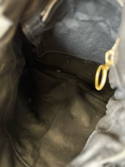 Chloe Black Leather Multi Silver ShoulderSsatchel Bag