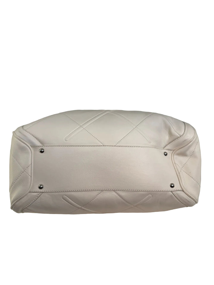 Salvatore Ferragamo Diamond Quilted Double Handle Tote