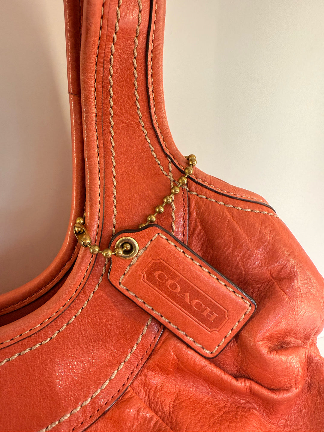 Vintage Coach 2 Strap w/ Kisslock Hand Bag