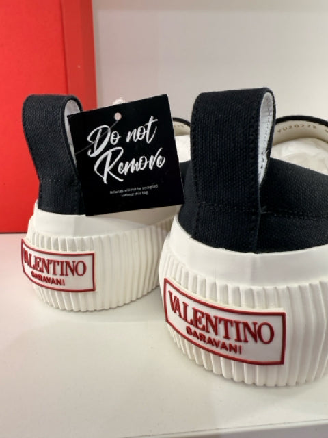NWT Valentino Garavani Sz 11/11.5 Canvas Slip On Sneakers w/Box