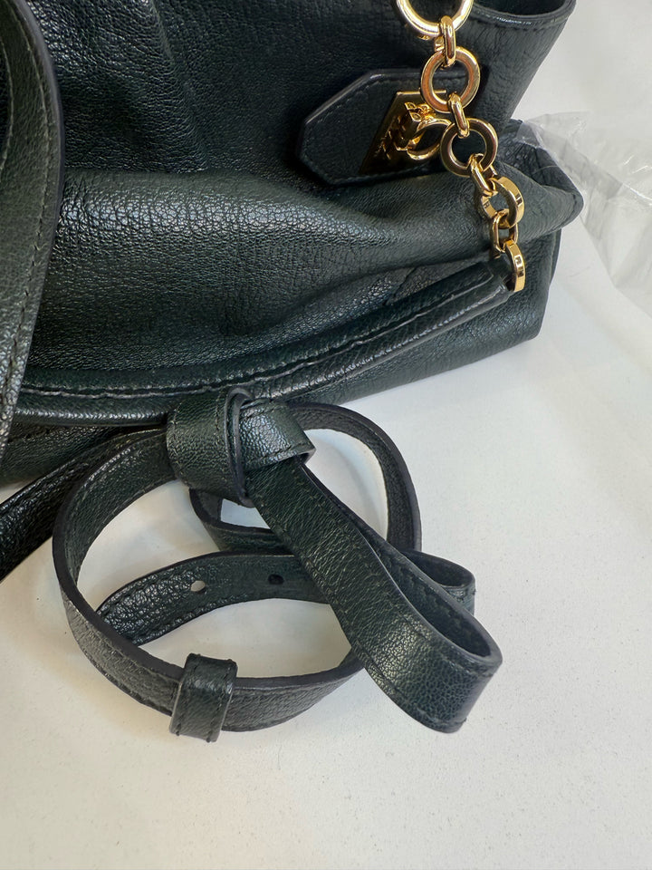 Salvatore Ferragamo Florence Double Handle w Crossbody Strap Designer Bag