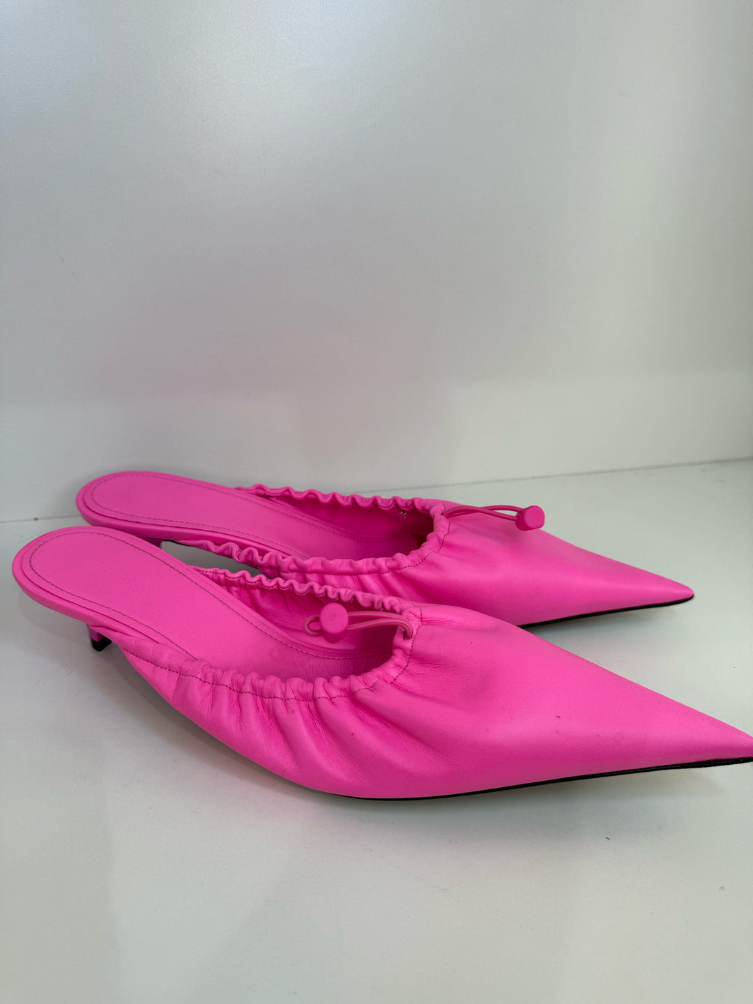 NWT Balenciaga Pink Mule Designer Shoes Sz 39