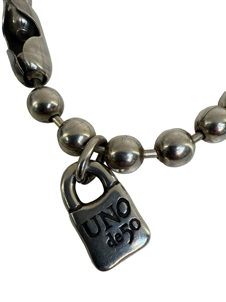Uno De 50 Large ball chain 20" Necklace