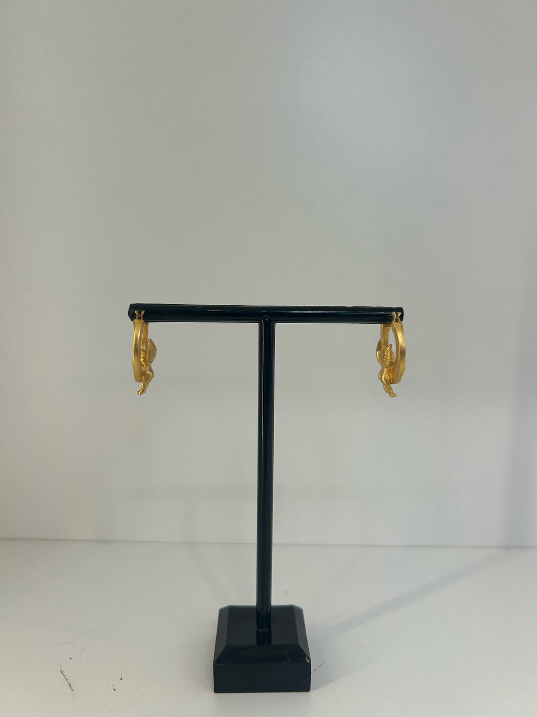 Vintage Givenchy Pierced Cherub Earrings