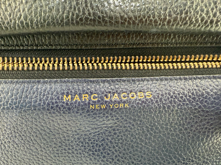 Marc Jacobs Navy & Black Leather Bag