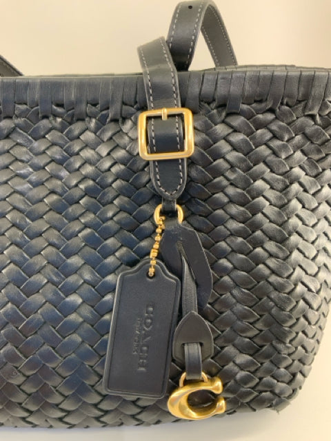 Pre Owned Coach w/dust bag woven swing D2544-CBF83 Tote Bag.