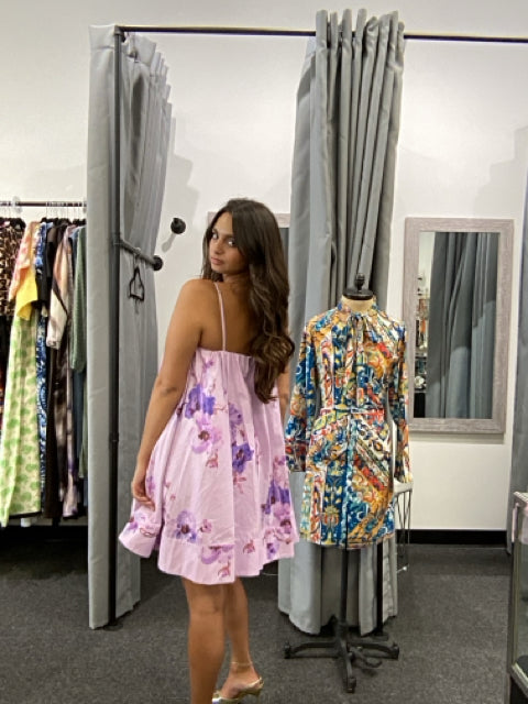 Zimmerman Sz 6 Mini Puffy Floral Dress