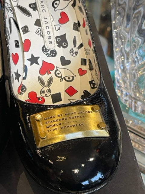 MARC BY MARC JACOBSベージュレザー パンプス 39 金ボール MARC BY MARC JACOBSベージュレザー パンプス 39 金ボール