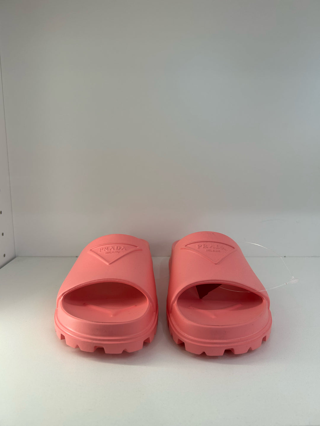 Prada Pink Pool Slides Shoes Sz 36
