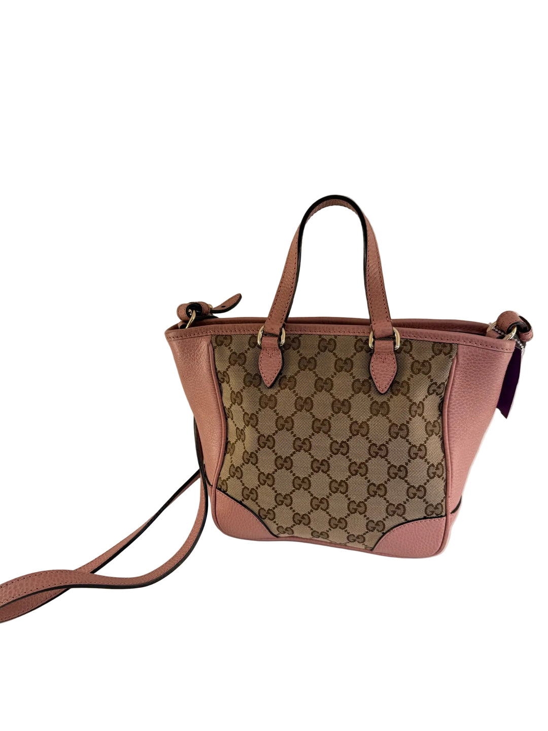 Gucci Small Bree GG Canvas Crossover Designer Bag