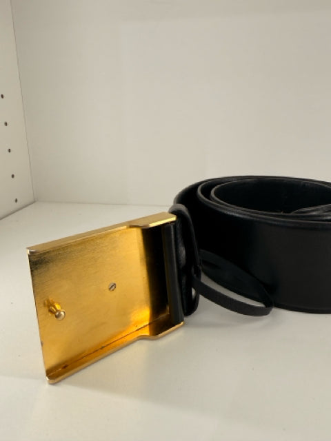 Versace Designer Belt 2.5"X 110/40 Medusa Head Embellished Buckle