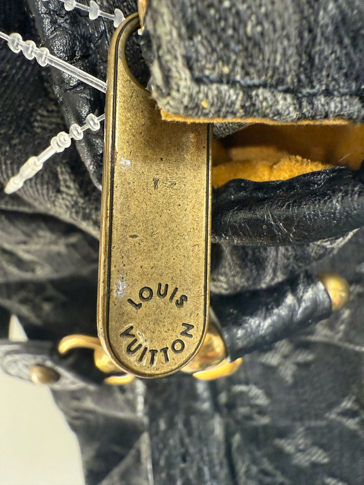 Louis Vuitton Black Denim Neo Cabi MM Designer Bag