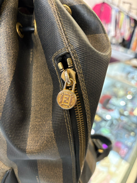 Fendi Vintage Penguin Stripe Backpack Bag