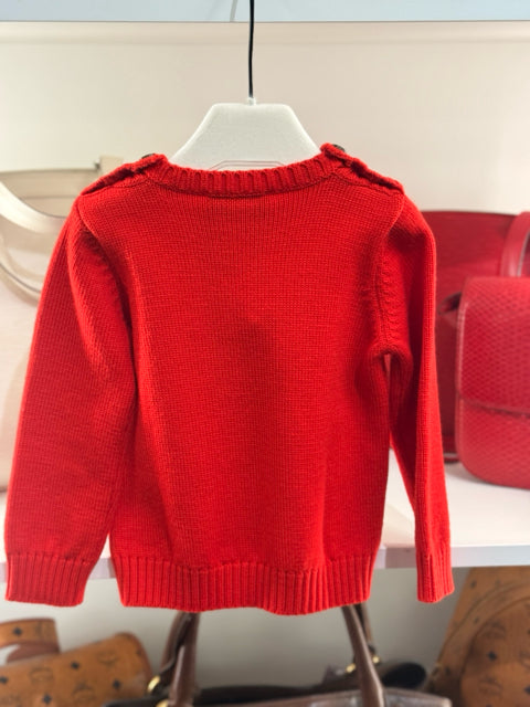 NWT Gucci Red Kid's Sz 18M Sweater Shirt