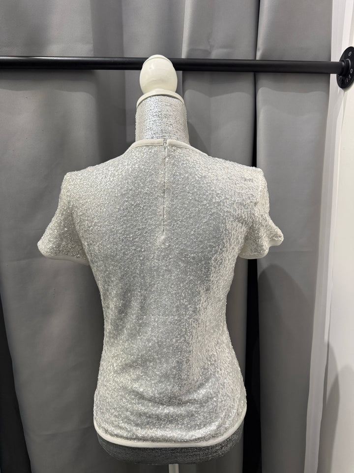 Chanel Montecarlo Sequin T-shirt Size 40