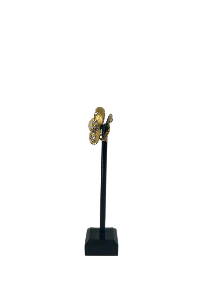 Vintage Givenchy Large Gold Donut Earrings