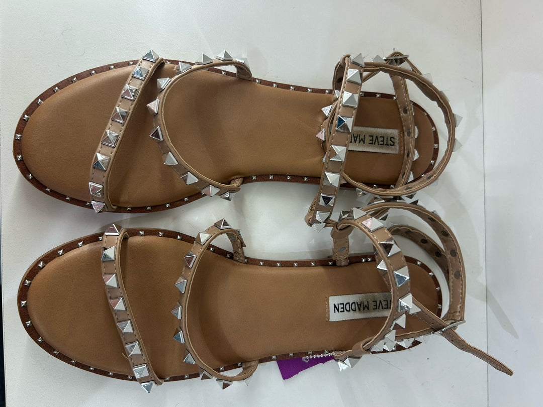 Steve Madden Rockstud Flat Sandals Sz 9