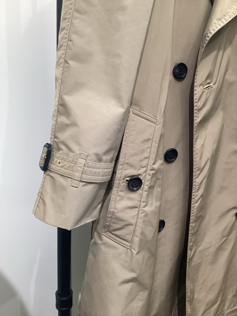Burberry Sz 2 Tan Trench Raincoat Jacket