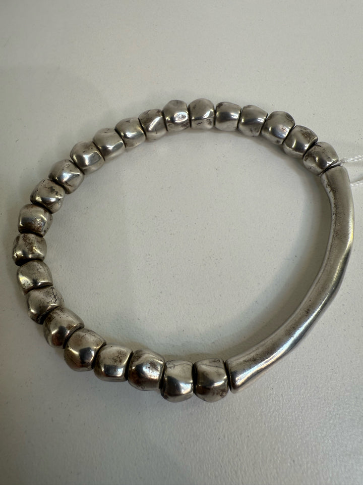 Uno De 50 Stretch Bracelet Bar Misshapen Bracelet