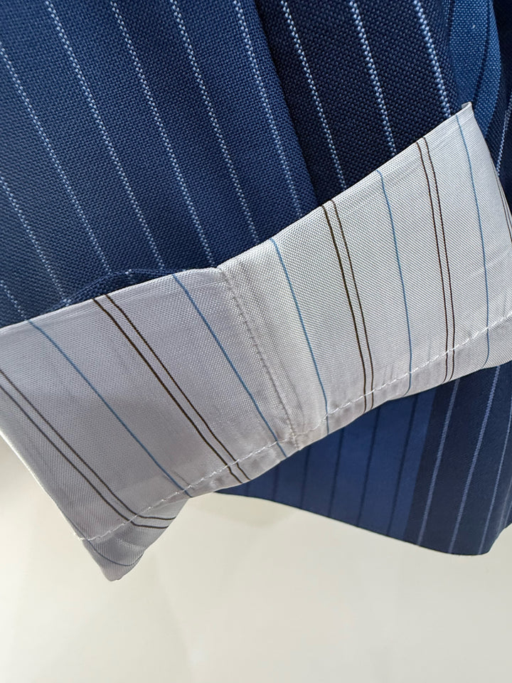 Marni LS Blue Pinstripe Blazer