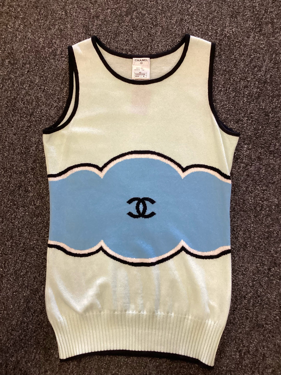 Chanel Vest Tee Top