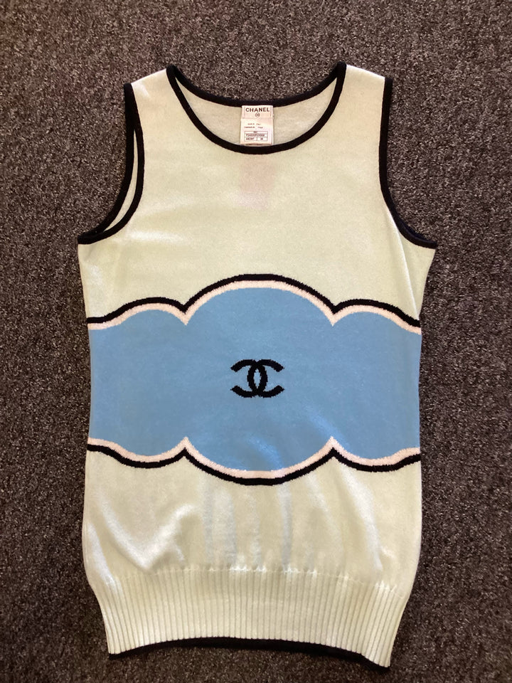 Chanel Vest Tee Top
