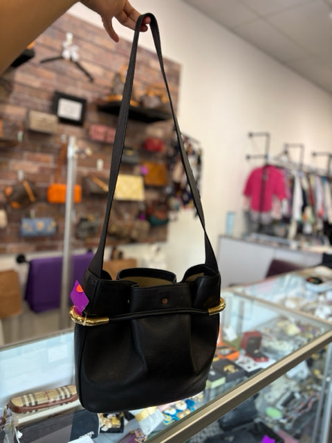 Chloe Leather Emma Bucket Bag
