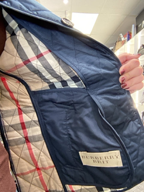 NWT Burberry Sz XS Button Down Jacket