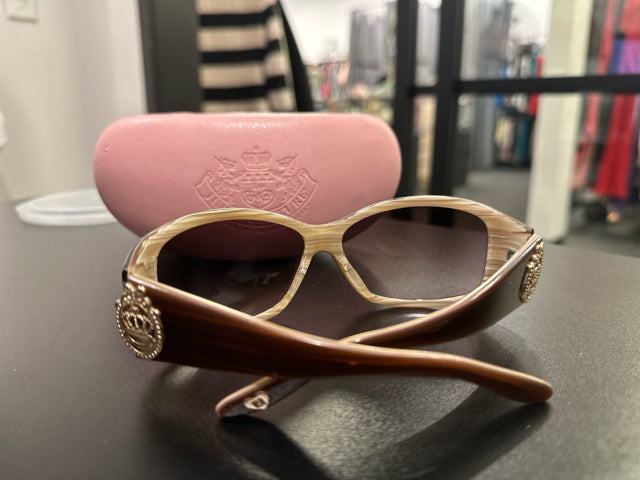 Juicy Couture Light Brown Sunglasses w/ case/cloth