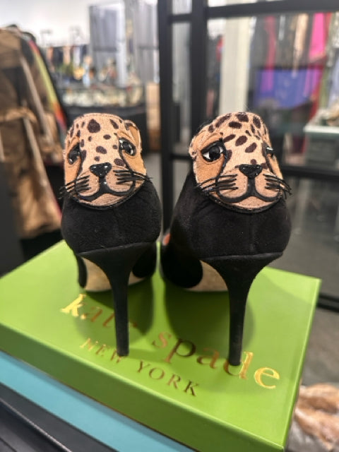 Kate Spade Sz 8.5 Suede Tiger Pump Shoes
