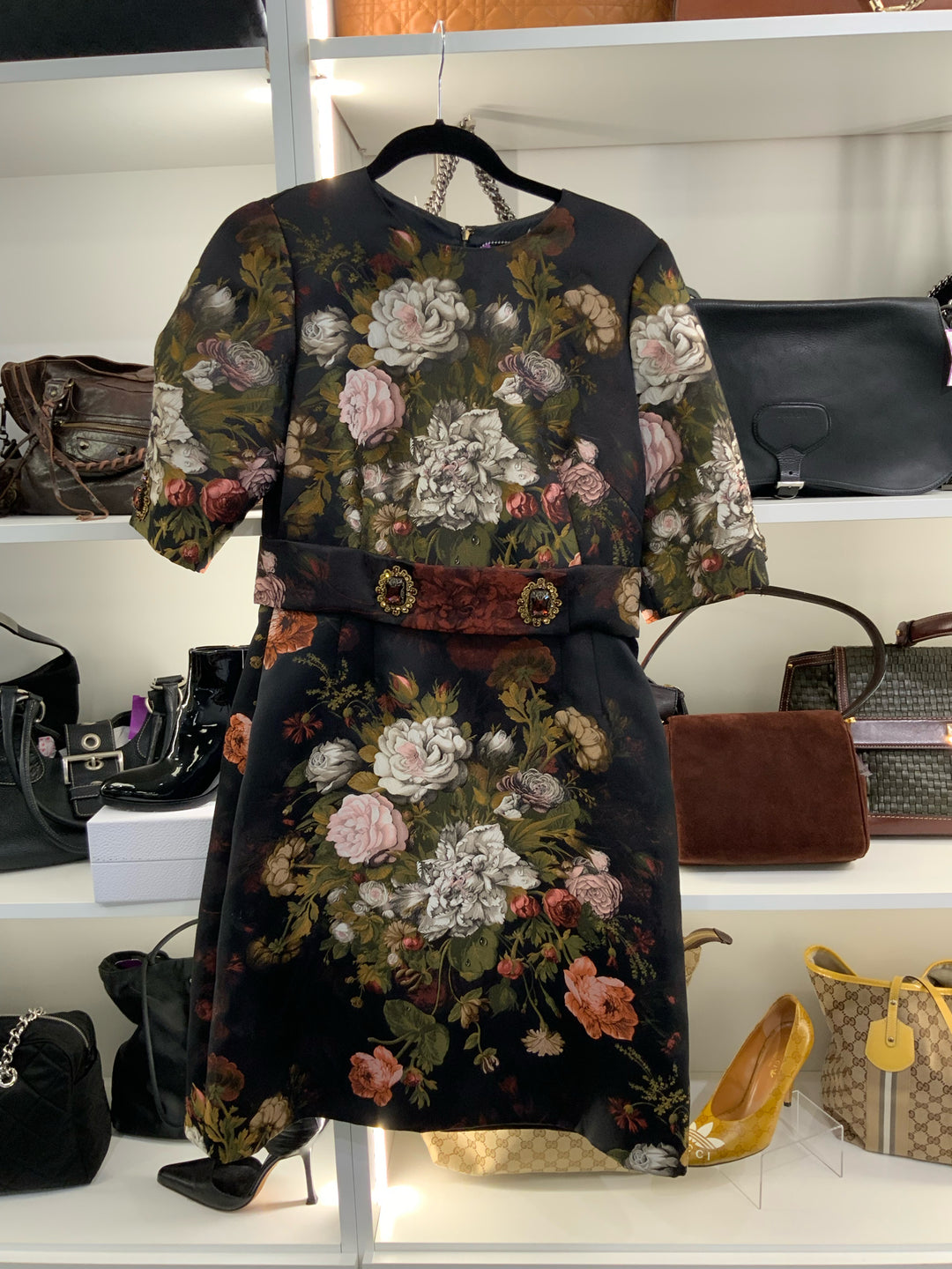 Dolce & Gabana Brocade Cocktail Dress Size 44