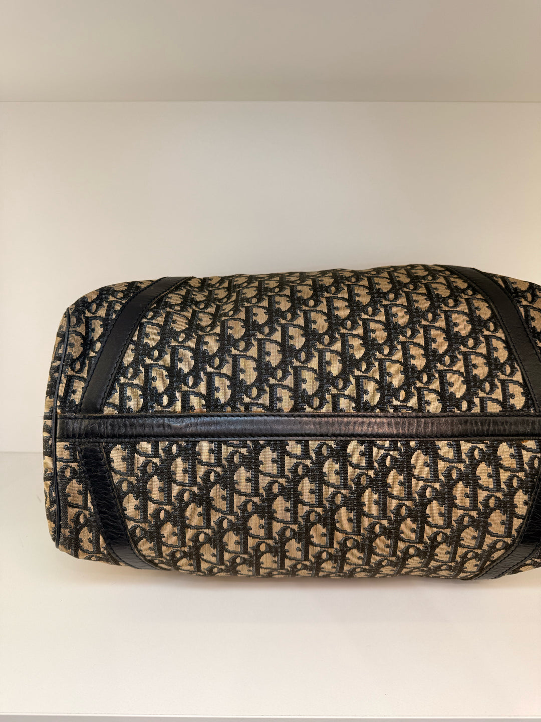 Vintage Christian Dior Trotter Black Boston 45 cm Designer Bag