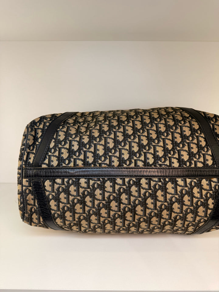 Vintage Christian Dior Trotter Black Boston 45 cm Designer Bag